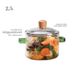 Panela de Vidro 16x13,5cm 2,3L Util Bazar RF5330-3